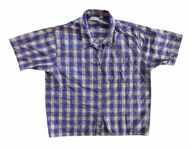Plaid Short Sleeve Shirt (large)