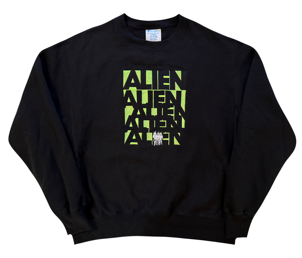Alien Crewneck (large) DEFECT