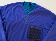 Load image into Gallery viewer, Vintage Fleece Henley Zip-Up (small)