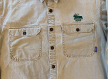 Load image into Gallery viewer, Vintage Canvas Work Shirt (large)